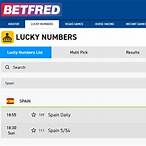 betfred spanish lottery results